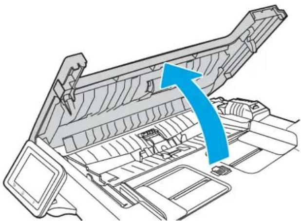 FLY SX210 - Clean the pickup rollers and separation pad in the document feeder - 1