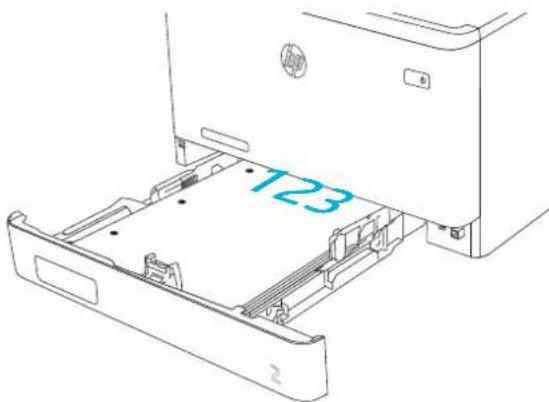 GIGASET GS170 - Tray 2 paper orientation - 3