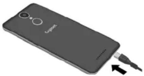 GIGASET GS160 - Charging the battery - 1