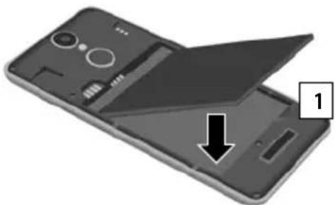 GIGASET GS160 - Removing the battery: - 1