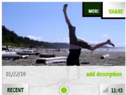 MICROSOFT Kin One - Send a photo - 1