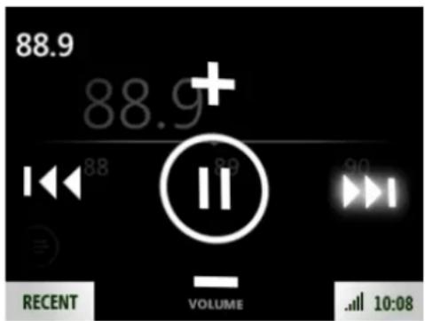 MICROSOFT Kin One - FM RADIO SCREEN - 2