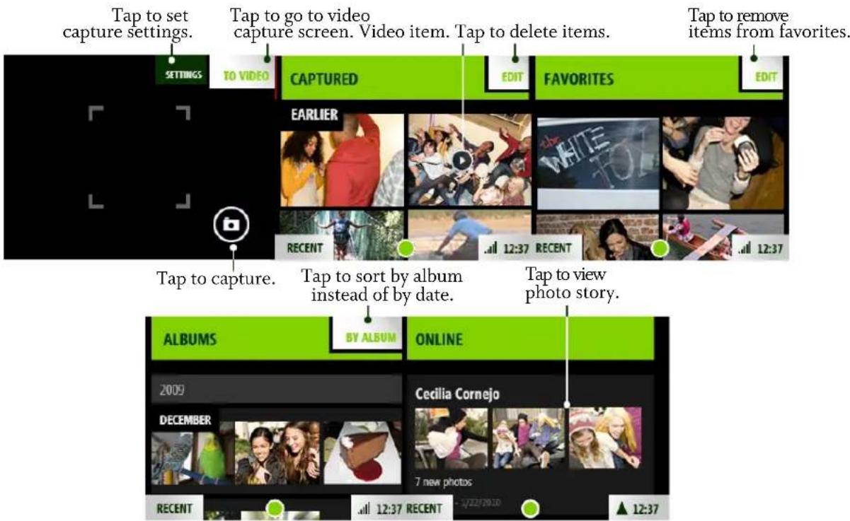 MICROSOFT Kin One - Where can I see my photos and videos? - 1