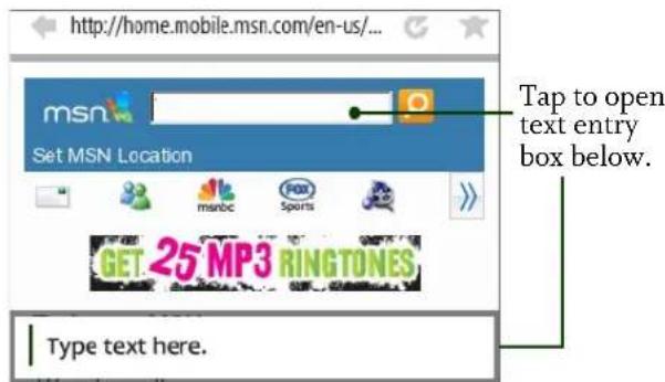 MICROSOFT Kin One - WEBPAGE BROWSE SCREEN - 1
