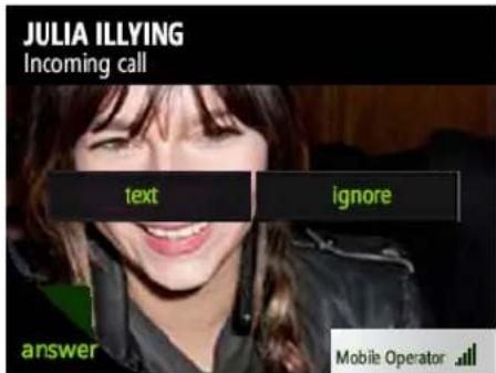 MICROSOFT Kin One - Answer a call - 1
