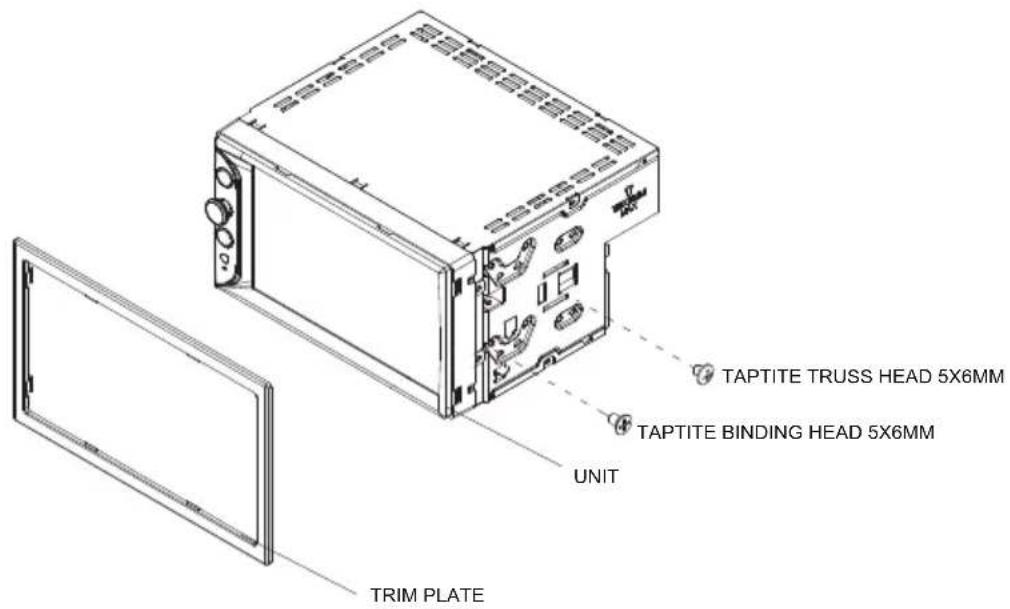 TAPTITE TRUSS HEAD 5X6MM TAPTITE BINDING HEAD 5X6MM UNIT TRIM PLATE