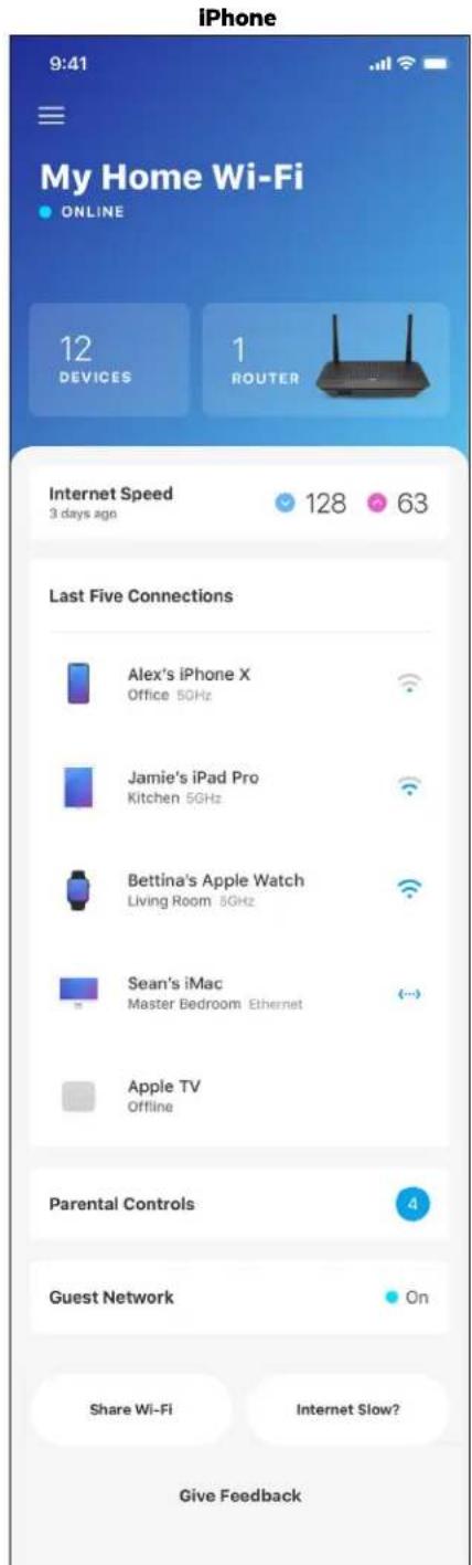 LINKSYS Max-Stream MR6350 - Menu de navegação - 1