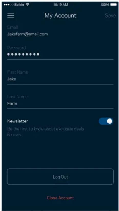 LINKSYS Max-Stream MR6350 - My Account (Mon compte) - 1
