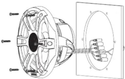 Fusion SG-S102W - Mounting the Subwoofer - 1