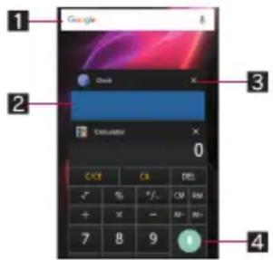 1 Google 8 2 Clock 3 Calculator 0 C/CX C/A DEL -7 % +/- CM EM + × - M- MI+ 7 8 9 1 4