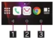 SHARP Aquos Zeta SH-01H - Navigation keys - 1