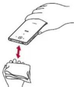 SHARP Aquos Zeta SH-01H - Draining water when the handset gets wet - 5