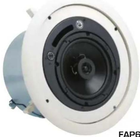 Atlas Sound FAP62T - Strategy Series® II In-Ceiling 6" Coaxial Speaker System - 1