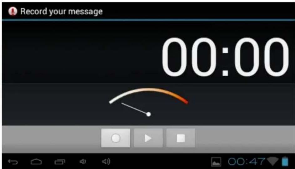 Record your message 00:00