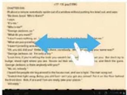 Nextbook Premium 8 HD - Lorsque vous lisez l'e-book, vous pouvez: - 1