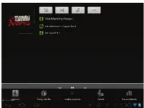 Nextbook Premium 8 HD - Menu de lecture - 1