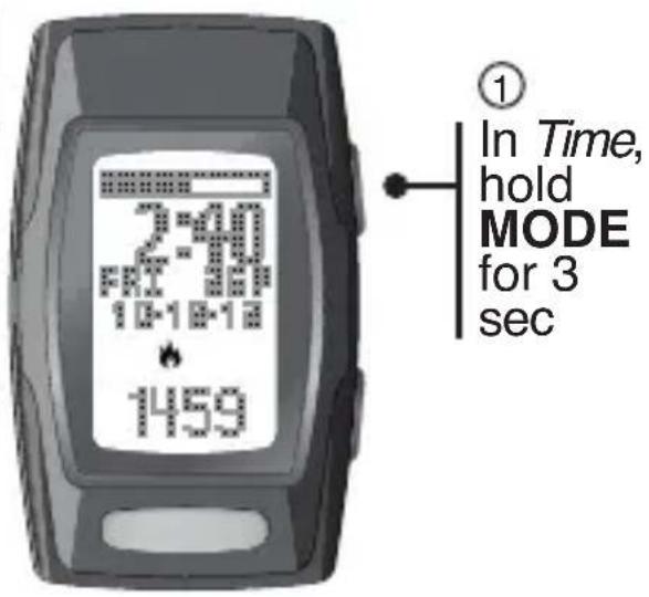 2:40 FRI 38p 10:18:18 1459 ① In Time, hold MODE for 3 sec