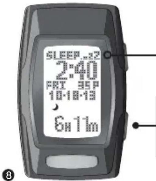 SLEEP:12 2:40 FRI 35°F 10-18-19 6h 11m
