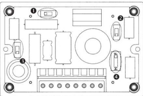 FOCAL EC 165K - Réglage des switch du filtre / Crossover settings - ES 130K, ES 165K - 7
