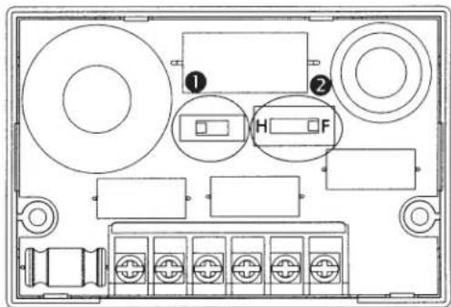 FOCAL EC 165K - Réglage des switch du filtre / Crossover settings - ES 130K, ES 165K - 2