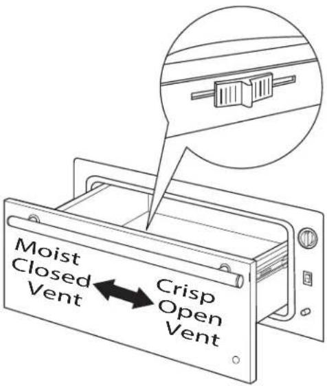 Moist Closed Vent Crisp Open Vent