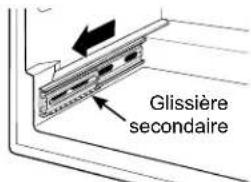 Glissière secondaire