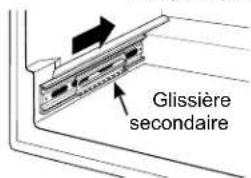 Glissière secondaire