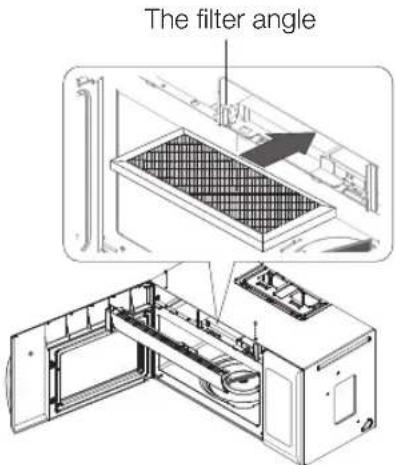 SAMSUNG ME21R7051SG - REPLACING THE CHARCOAL FILTER - 2