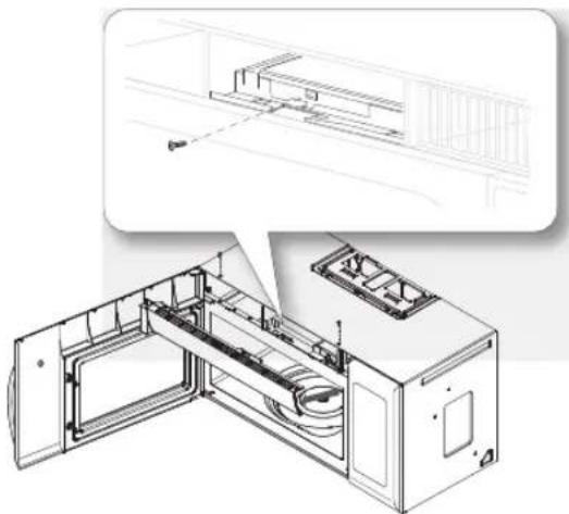 SAMSUNG ME21R7051SG - REPLACING THE OVEN LIGHT - 1