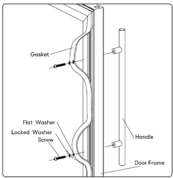 Zephyr Presrv PRW15C01BG - Installing the Handle - 1