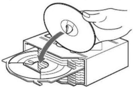 SONY CDX-424RF - Preparación del cambiador de discos compactos - 2