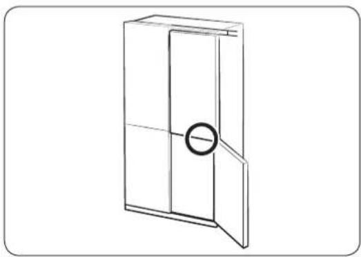 WHIRLPOOL CED9160GW - PASSAGGIO 5 Regolare l'altezza della porta - 1