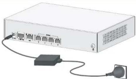 HP MSR930 - Connecting the Power Cable - 1