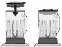 SUNBEAM Gallerie KE2600 - Using your Blender (LC6500 only) - 3