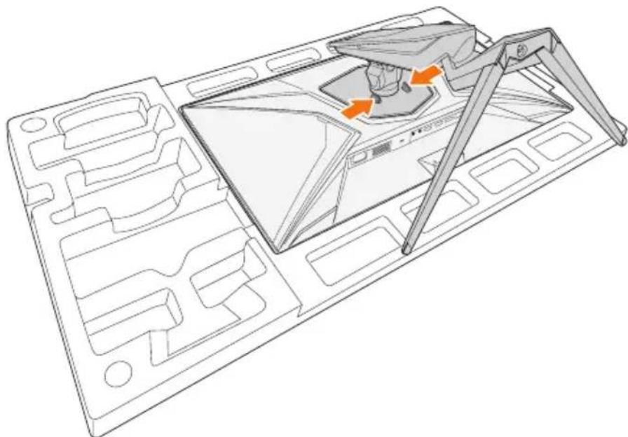 GIGABYTE Aorus FI27Q-EK - Installing a Wall-Mount Bracket (Optional) - 1