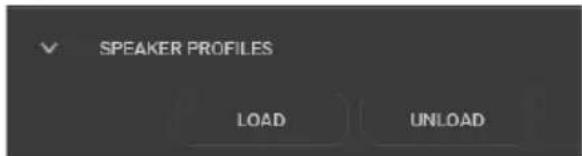SPEAKER PROFILES LOAD UNLOAD