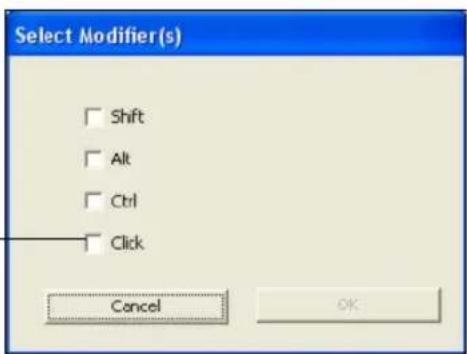 Select Modifier(s) Shift Alt Ctrl Click Cancel OK
