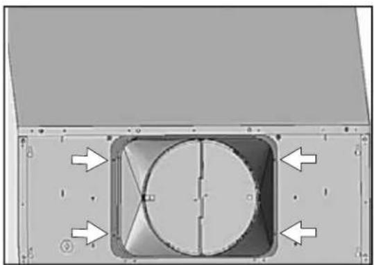 Zephyr AK7548BS - CONVERSION D'UN CONDUIT VERTICAL À UN CONDUIT HORIZONTAL - 17