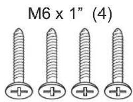 M6 x 1" (4)