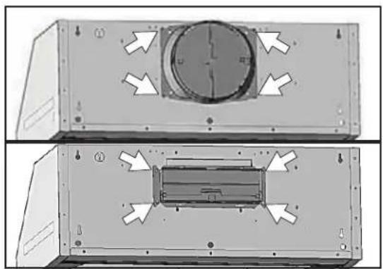 Zephyr AK7548BS - VERTICAL TO HORIZONTAL DUCTING CONVERSION - 7