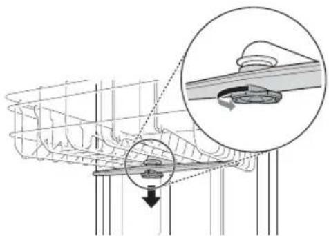 LG LSDT9908SS - Cleaning the Upper Spray Arm - 1