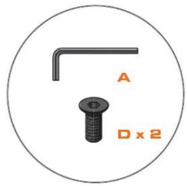BDI Sequel 6018 - Attach Leg to Desk Frame - 4