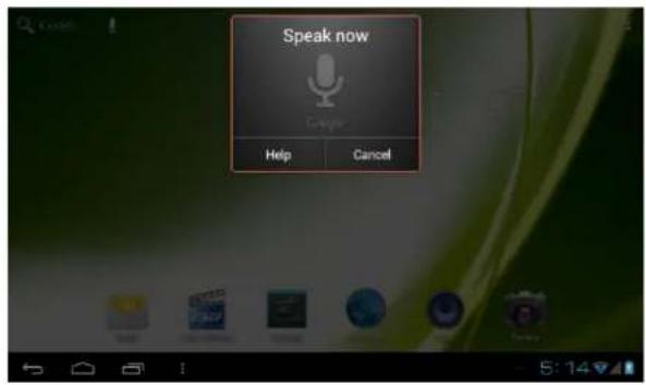 Speak now Help Cancel