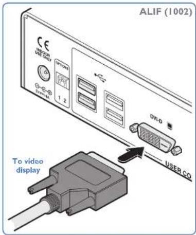 ALIF (1002) To video display