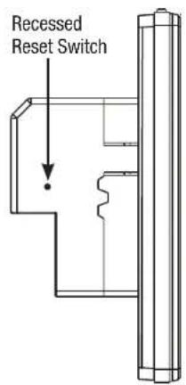 Recessed Reset Switch
