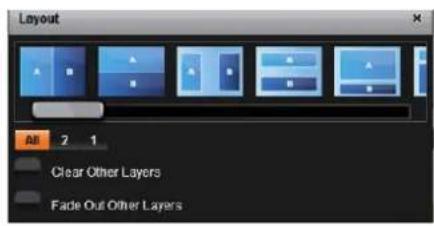 Layout All 2 1 Clear Other Layers Fade Out Other Layers