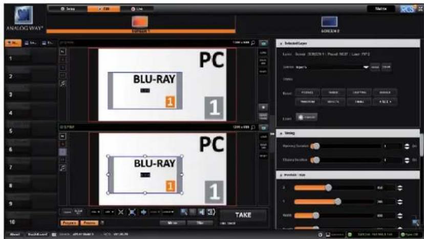 ANALOG WAY* PC BLU-RAY 1 PC BLU-RAY 1 TAKE Selected Layer Enter: Screen (SCREEN 1) - Pencil NERF / Layer FIPS Support: Expert's Browse: Browse... Text Text Text Text Text Text Text Text Text Text Text Text Text Text Text Text Text Text Text Text Text Text Text Text Text Text Text Text Text Text Text Text Text Text Text Text Text Text Text Text Text Text Text Text Text Text Text Text Text Text Text