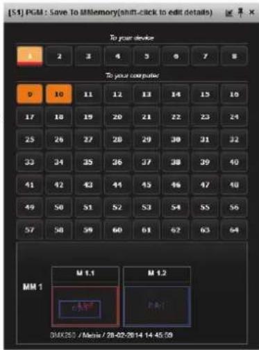 [S1] PGM: Save To MMemory(shift-click to edit details) To your device 9 10 11 12 13 14 15 16 17 18 19 20 21 22 23 24 25 26 27 28 29 30 31 32 33 34 35 36 37 38 39 40 41 42 43 44 45 46 47 48 49 50 51 52 53 54 55 56 57 58 59 60 61 62 63 64 To your computer MM 1 M 1.1 M 1.2 04X260 / Mania / 28-02-2014 14:45:59