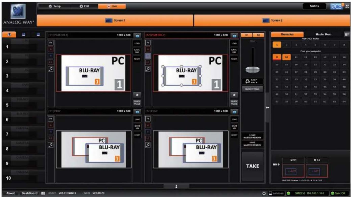 Analog Way* Screen 1 Screen 2 [11] PGB (M8.3) 1200 x 600 [12] PGM (M7.2) 1200 x 600 $1 $2 Memories Master Mem Free your device Free your computer BLU-RAY PC BLU-RAY PC BLU-RAY PC BLU-RAY PC BLU-RAY PC BLU-RAY PLA PLA PLA PLA PLA PLA PLA PLA PLA PLA PLA PLA PLA PLA PLA PLA PLA PLA PLA PLA PLA PLA PLA PLA PLA PLA PLA PLA PLA PLA PLA PLA PLA PLA