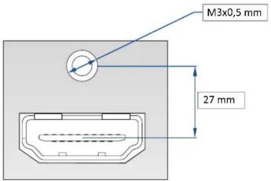 M3x0,5 mm 27 mm